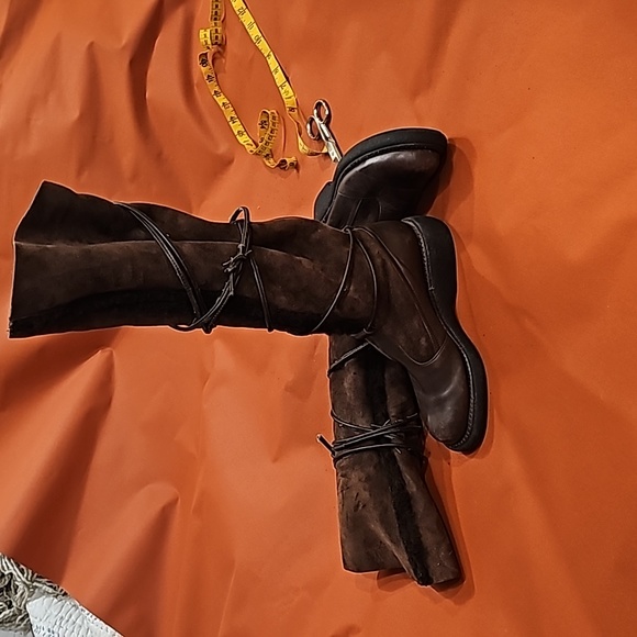 Charles  Jourdan  tall lace  up boots - Picture 11 of 14